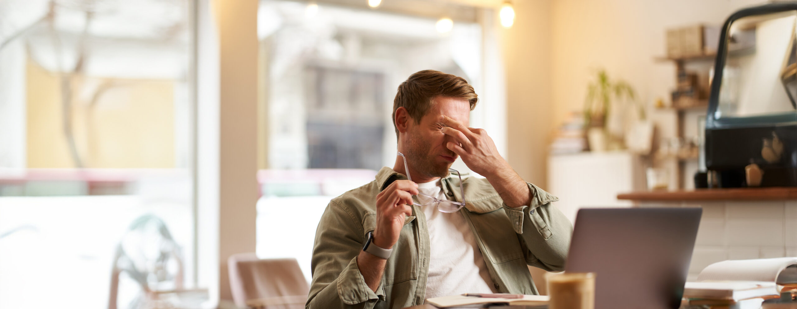 Worried businessman