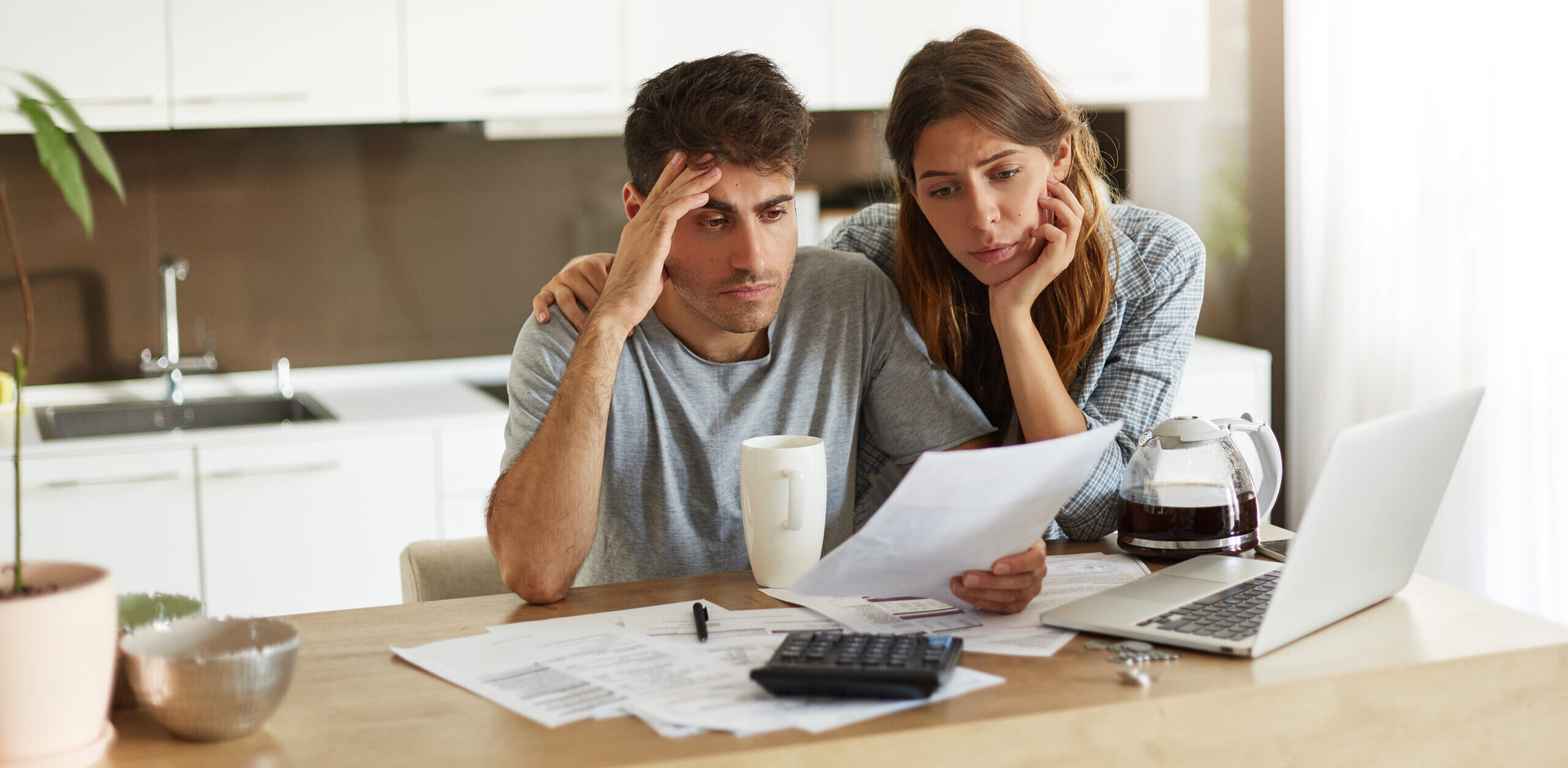 Couple worried about debt
